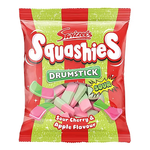 Squashies Drumstick Sour Cherry / Apple Flavour 120gr