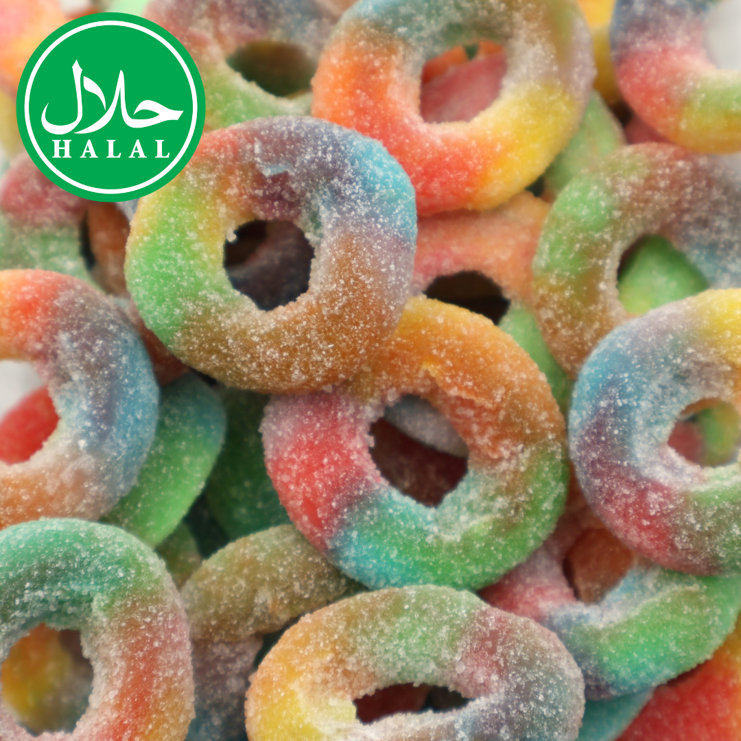 Sugared Rainbow Rings - Sweetspot