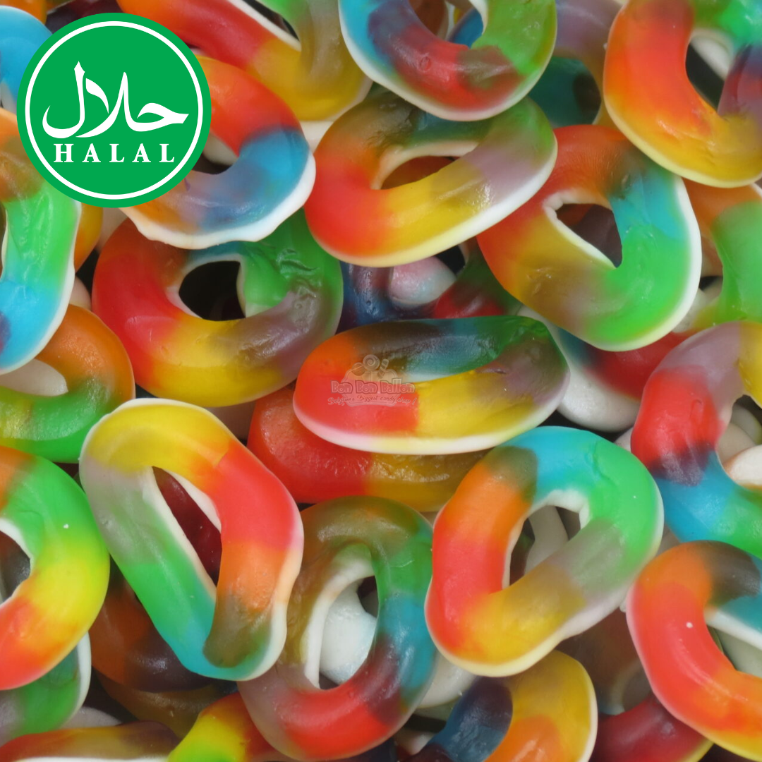 Jelly Rainbow Rings